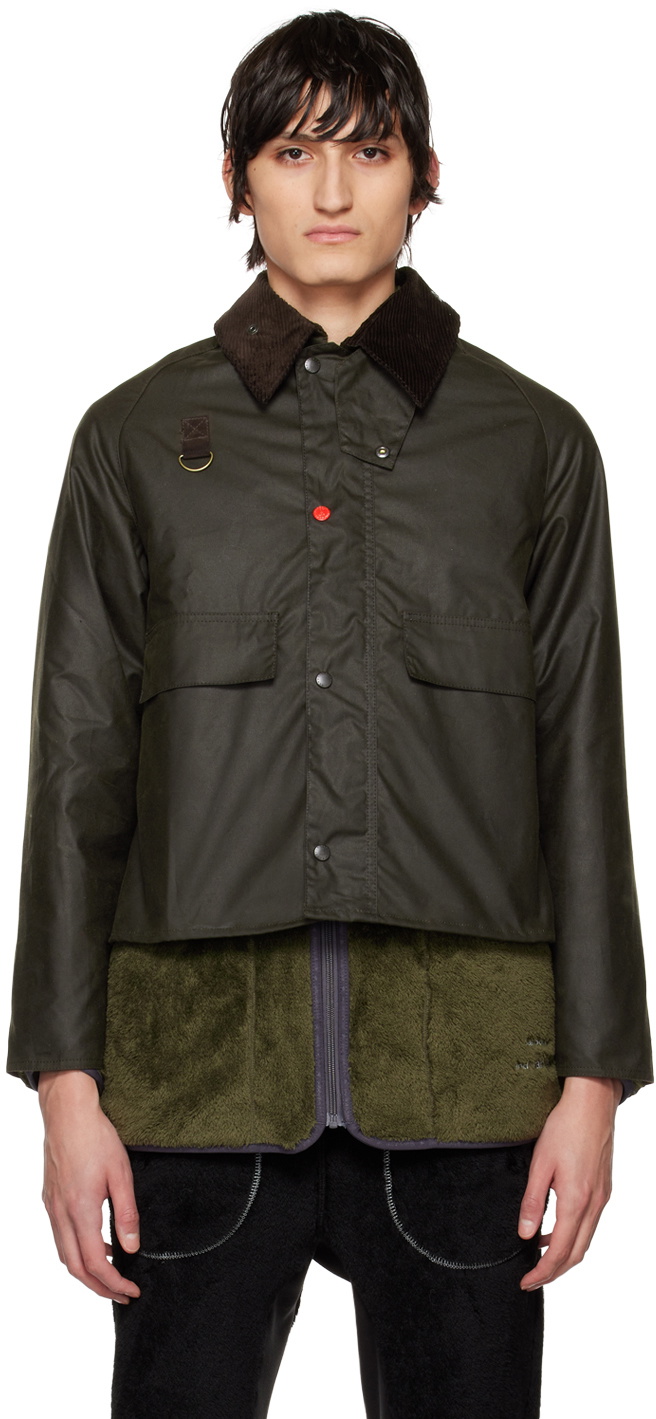 Barbour Taupe Waxed Jacket Barbour