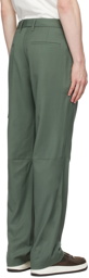 AMBUSH Green Bondage Trousers