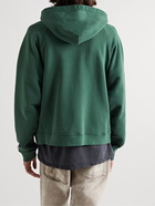 Reese Cooper® - Logo-Embroidered Cotton-Jersey Hoodie - Green