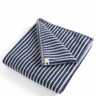 Tekla Fabrics Organic Terry Bath Towel in River Stripes 