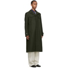 Gucci Green Wool Tailored Loden Coat