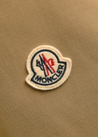 Moncler Reversible Padded Woven Bomber Jacket Beige