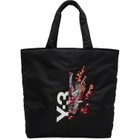 Y-3 Black Graphic Tote
