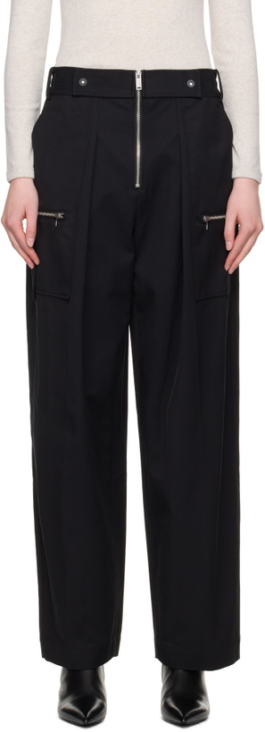 Photo: 3.1 Phillip Lim Black OS Wide Leg Cargo Pants