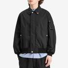 Comme des Garçons Homme Men's Dry Cotton Bomber Jacket in Black