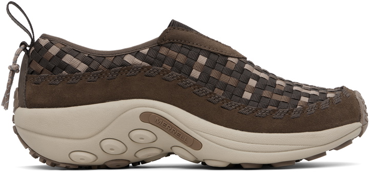 Photo: Merrell 1TRL Brown Jungle Moc EVO Woven SE Sneakers