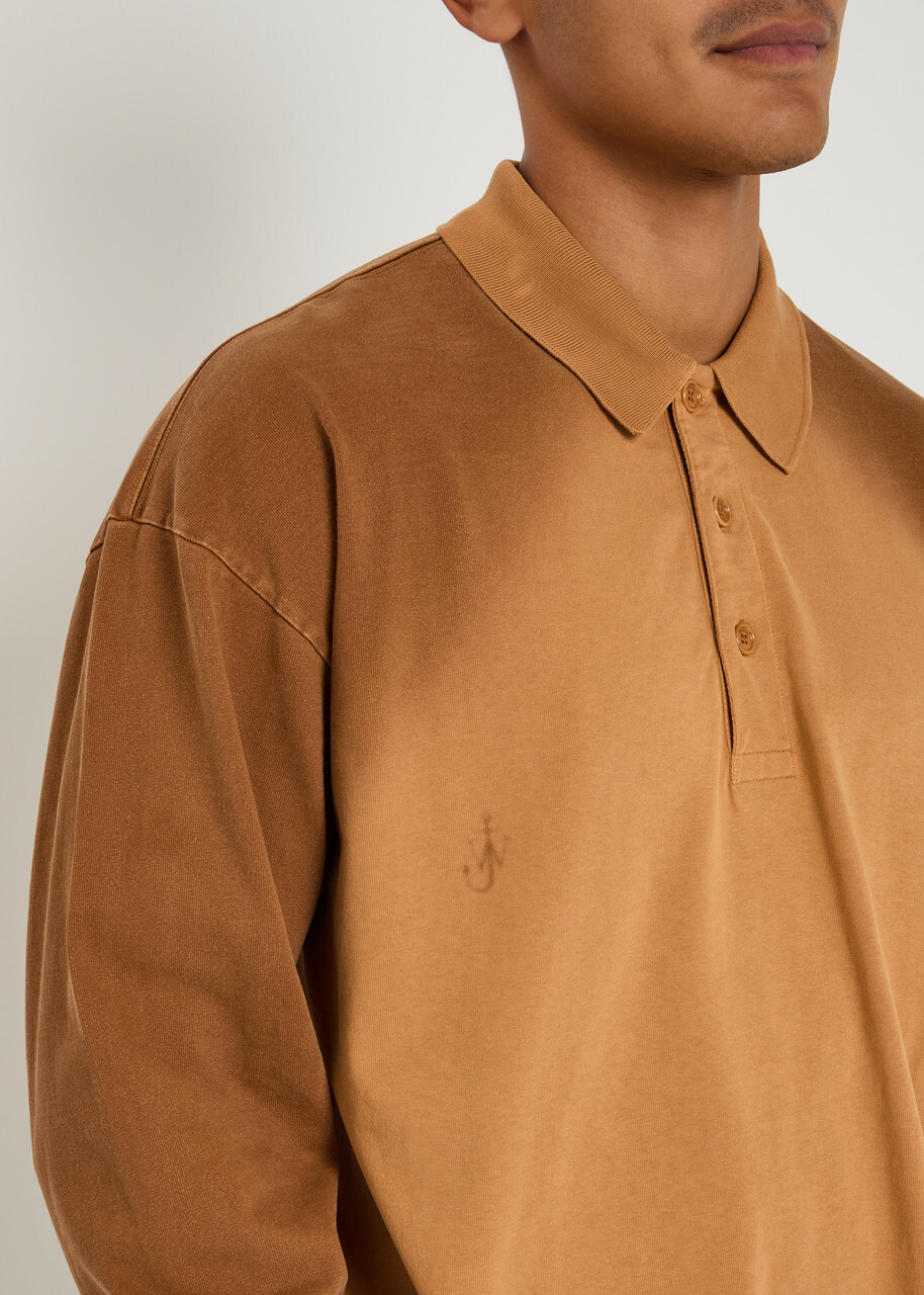 JW Anderson Cotton Rugby Shirt Brown