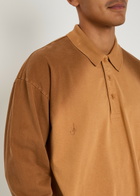JW Anderson Cotton Rugby Shirt Brown
