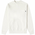 Daily Paper Men's Enjata Pocket Crew Sweater in Birch White