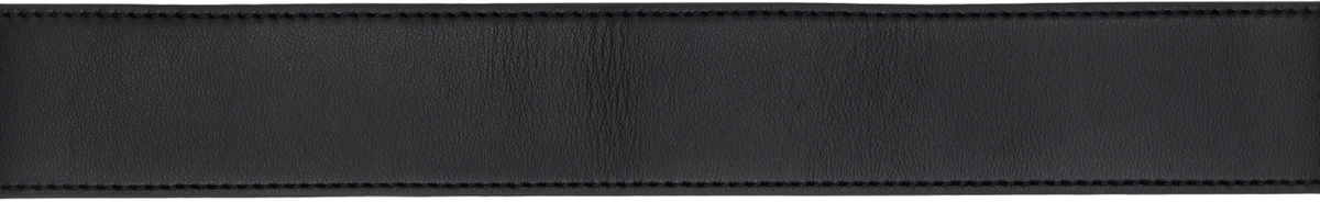 LU'U DAN Black Twisted Snake Cowboy Belt
