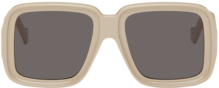 Photo: Loewe Beige Thin Dive Sunglasses