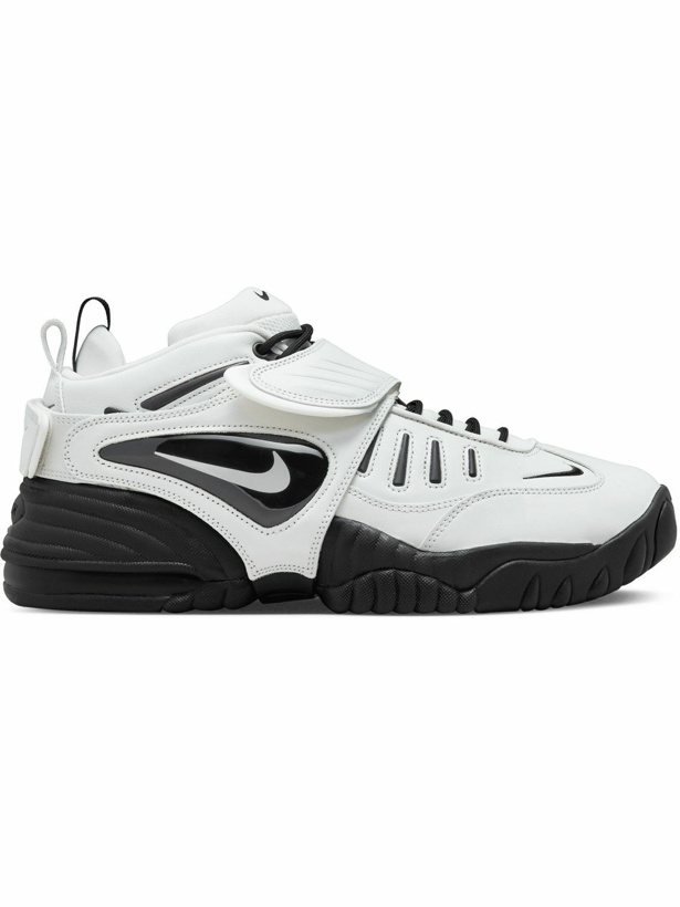 Photo: Nike - Ambush Adjust Force SP Rubber-Trimmed Leather and Mesh Sneakers - White