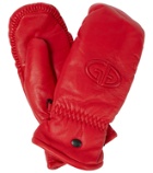Goldbergh Hilja logo leather ski mittens