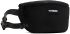 VETEMENTS Black Logo Belt Bag