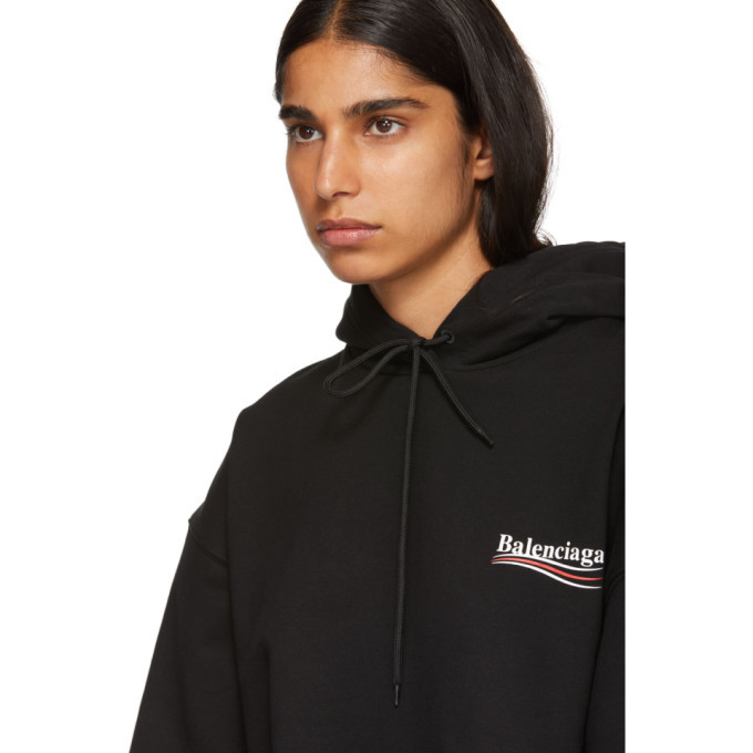 Balenciaga black campaign discount hoodie