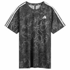 Adidas Running Men's Adidas OTR E AOP T-Shirt in Black