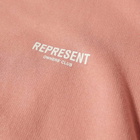 Represent Owners Club Crew Sweat in Rose