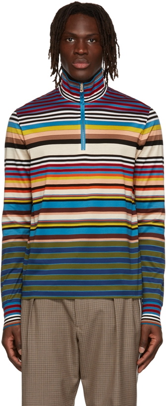 Photo: Paul Smith Multicolor Summer Stripe T-Shirt