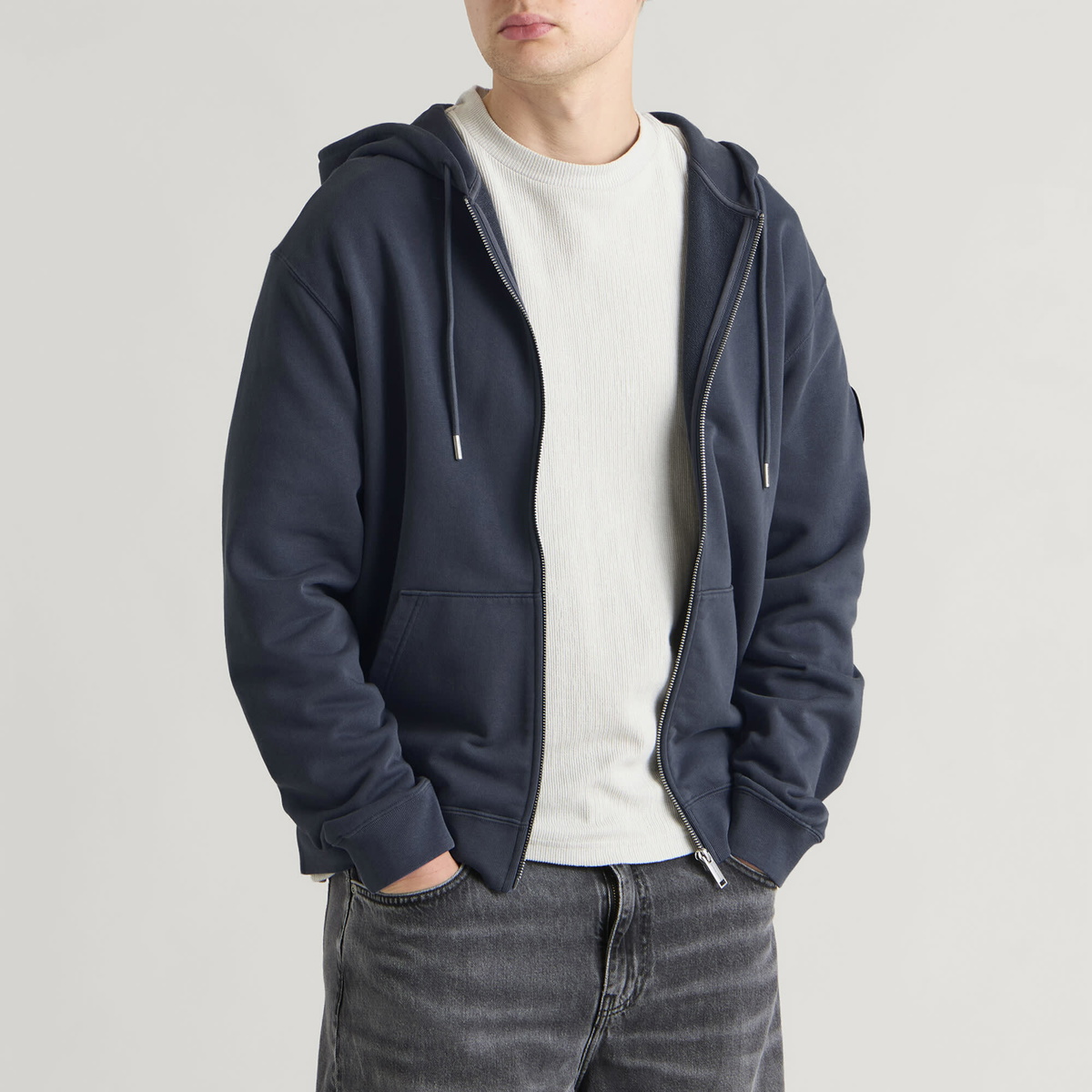 Canada Goose Men's Loon Full Zip Black Disc in Dusk Blue