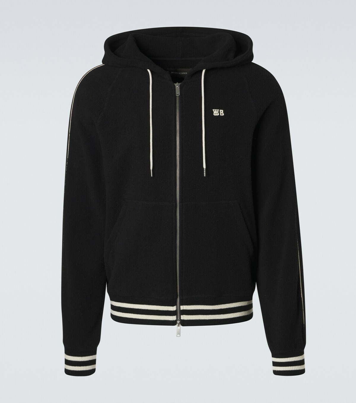 Wales Bonner Prince cotton-blend terry hoodie