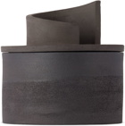 2222STUDIO SSENSE Exclusive Black Large Sculptural 1 Candle