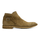 Officine Creative Brown Suede Standard 16 Boots