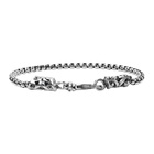 Emanuele Bicocchi SSENSE Exclusive Silver Tubular Chain Bracelet