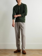 Kingsman - Wade Merino Wool and Cashmere-Blend Polo Shirt - Green