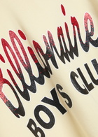 Billionaire Boys Club Glittered Logo-print Hooded Cotton Sweatshirt Ecru