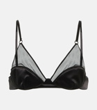 Saint Laurent - Satin silk bralette