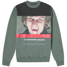 Undercover x A Clockwork Orange Face Photo Print Crew Sweat