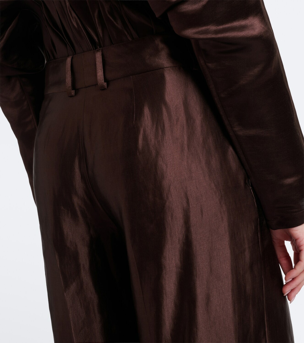 Joseph Jnane linen and silk wide-leg pants