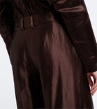 Joseph Jnane linen and silk wide-leg pants