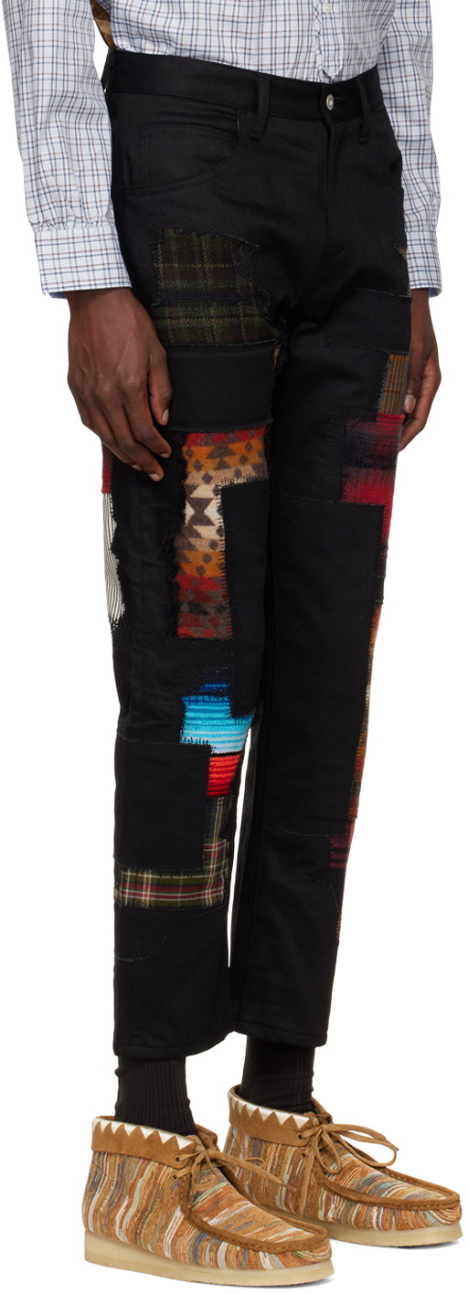 Junya Patchwork Junya Watanabe Black Patchwork Jeans Junya Watanabe
