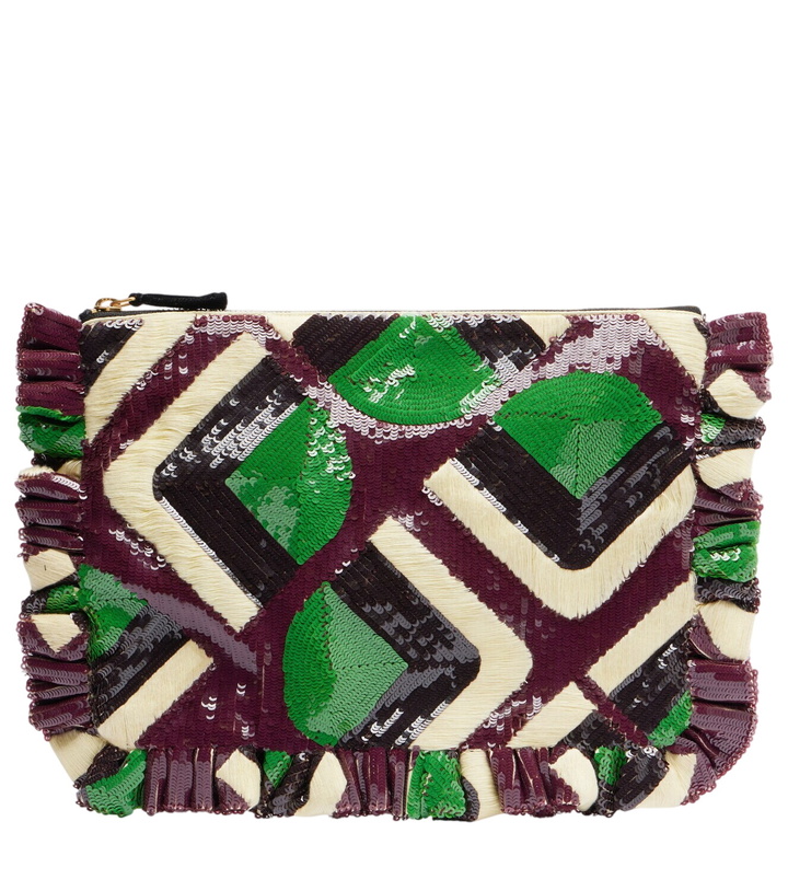 Photo: La DoubleJ Sequined clutch