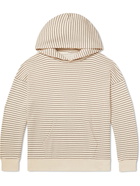 Visvim - Striped Cotton and Cashmere-Blend Hoodie - Brown