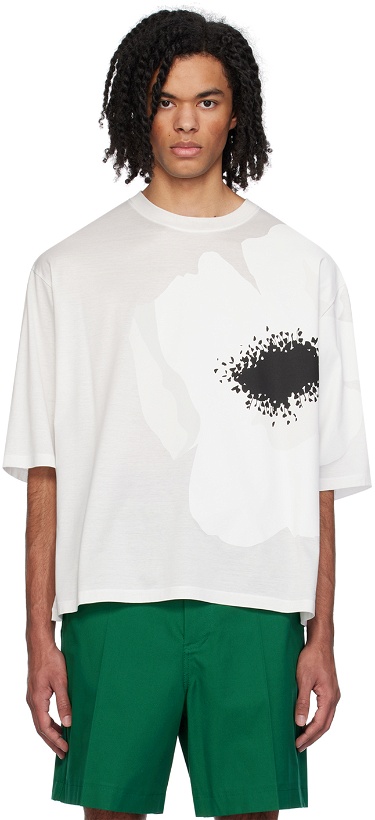 Photo: Valentino White Flower T-Shirt