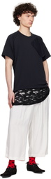 Comme des Garçons Homme Plus Black Polyester Jersey T-shirt