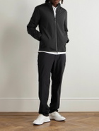 G/FORE - The Maverick Hybrid Logo-Print Stretch-Jersey and Shell Golf Jacket - Black