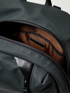 Master-Piece - Slick Logo-Appliquéd Leather and CORDURA® Ballistic Nylon Backpack