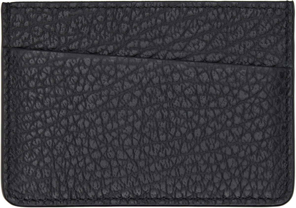 Maison Margiela Black Four Stitches Card Holder