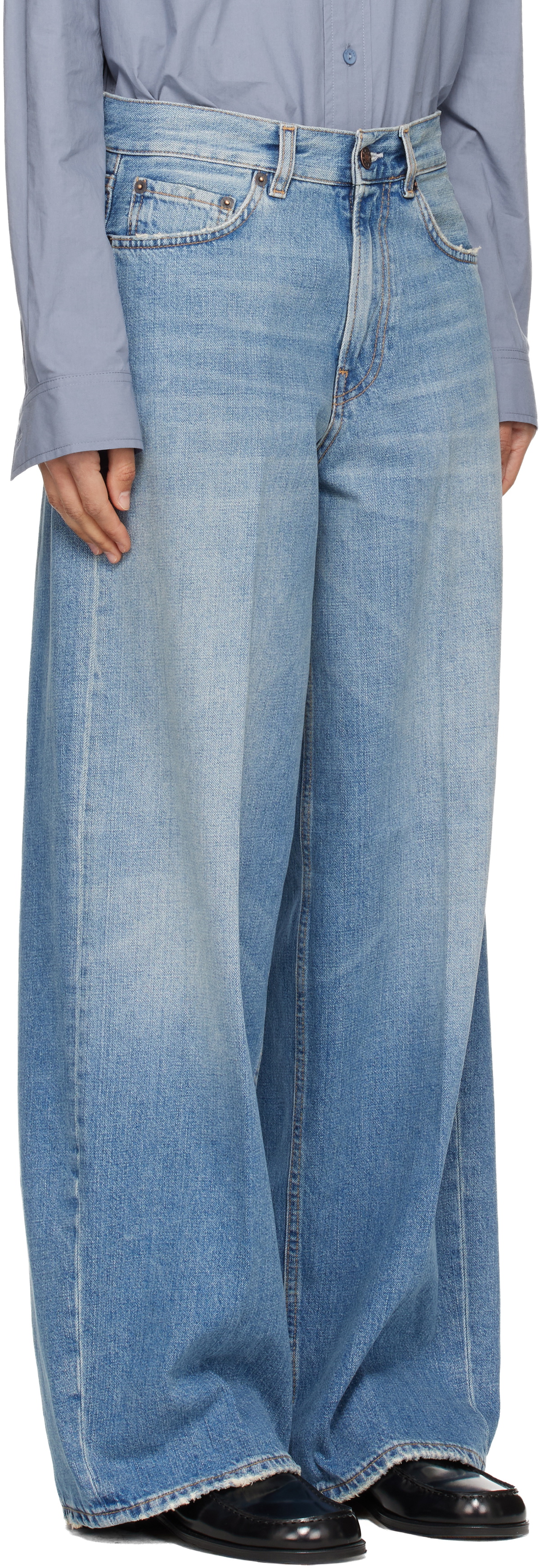 6397 Blue Roomy Jeans