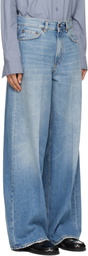6397 Blue Roomy Jeans