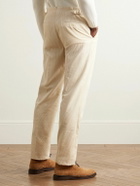 Ralph Lauren Purple label - Gregory Straight-Leg Cotton-Corduroy Trousers - Neutrals