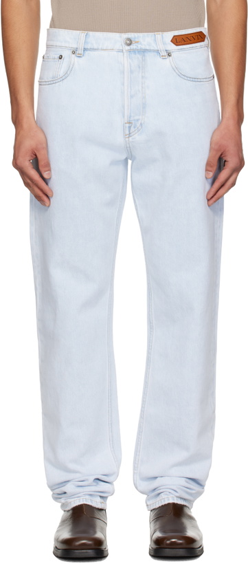 Photo: Lanvin Blue Regular Jeans