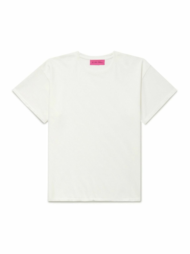 Photo: The Elder Statesman - Cotton and Cashmere-Blend Jersey T-Shirt - White