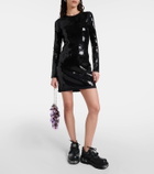 Rabanne x New Rock embellished leather boots