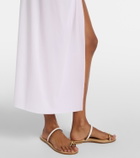 ViX Paula Hermanny Karen draped midi skirt