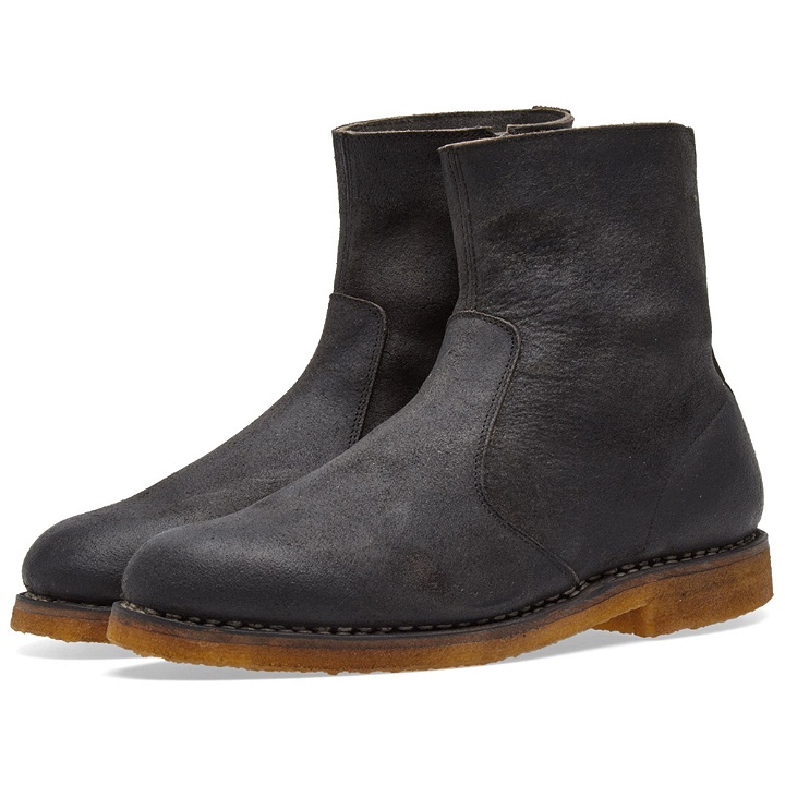 Photo: Maison Margiela 22 Waxed Suede Ankle Boot