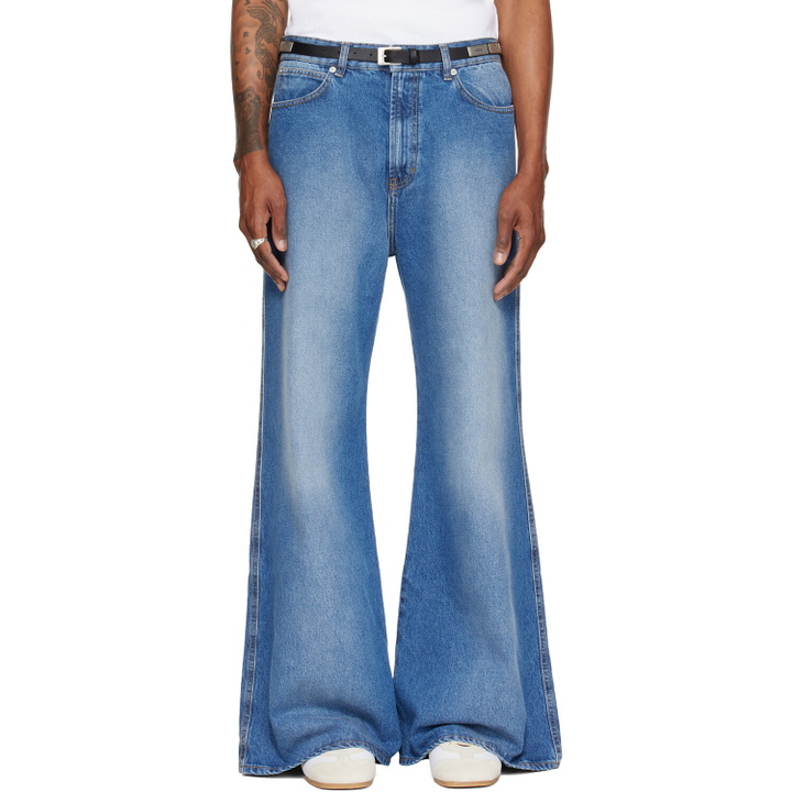 Photo: LU'U DAN Blue Denim Phat Jeans